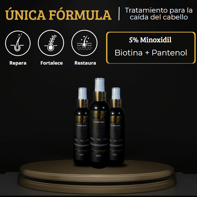 Kamizen Spray Ginbak Minoxidil 5%